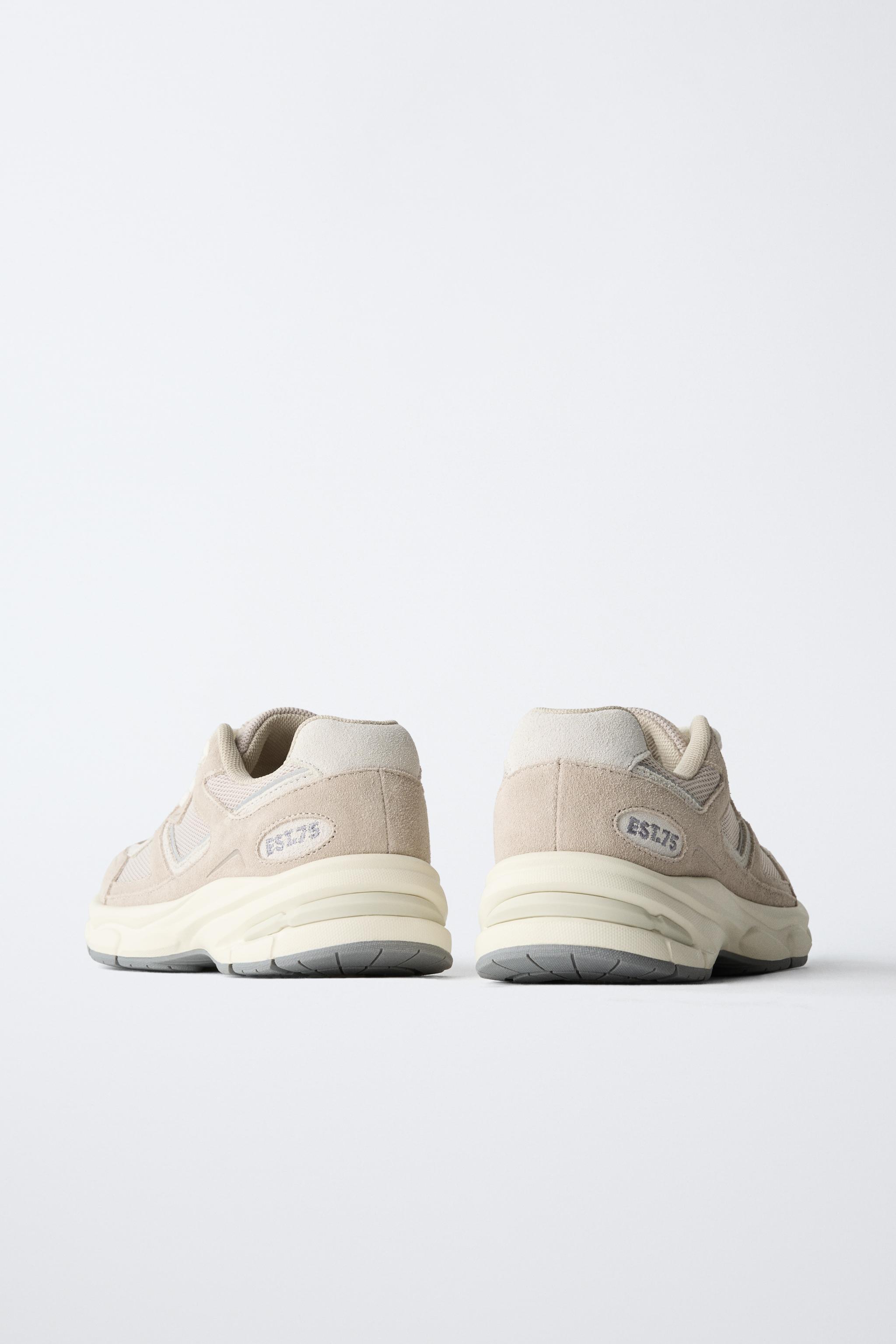 PIECED ATHLETIC SNEAKERS